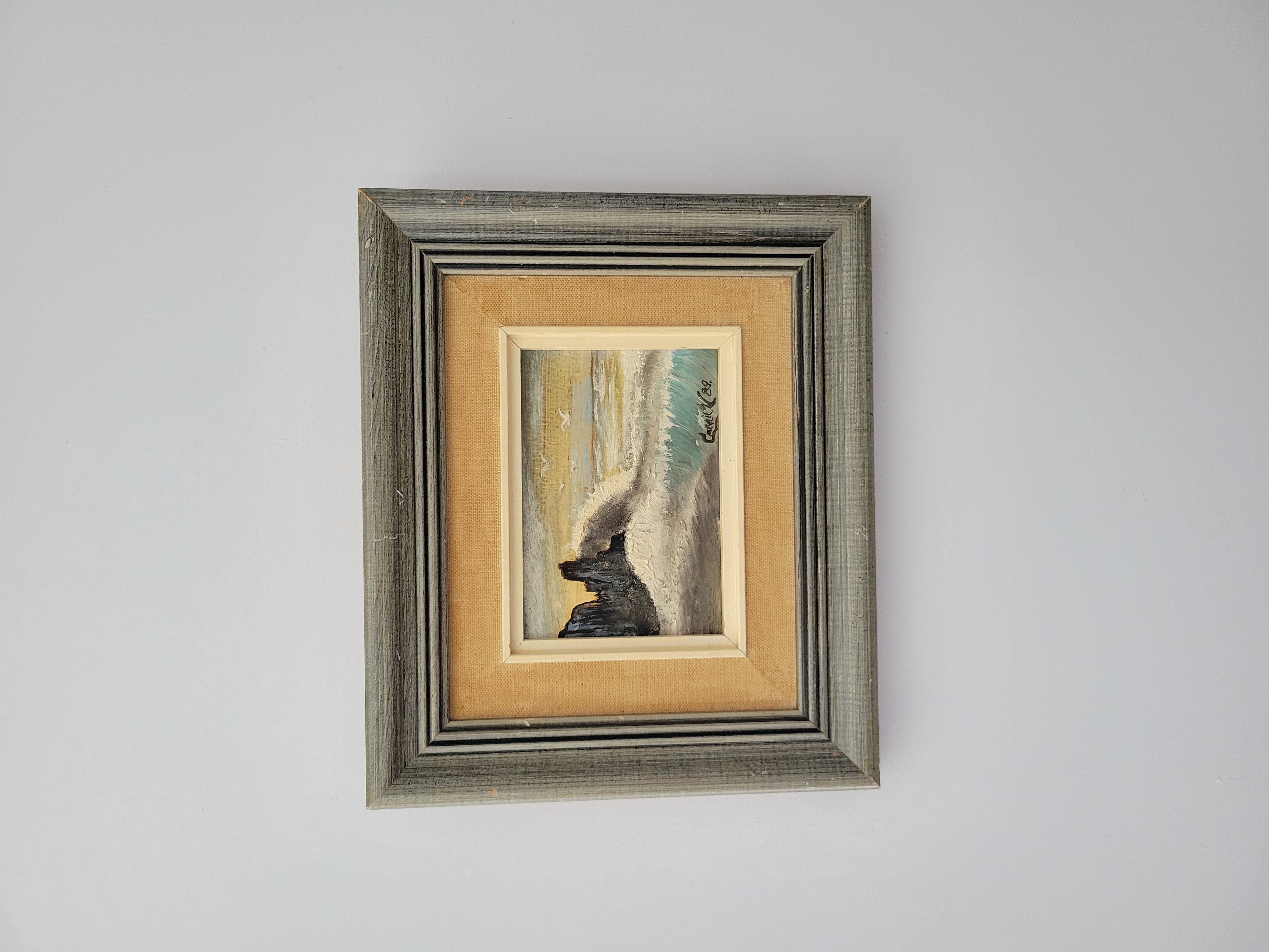Framed Coastal Seascape