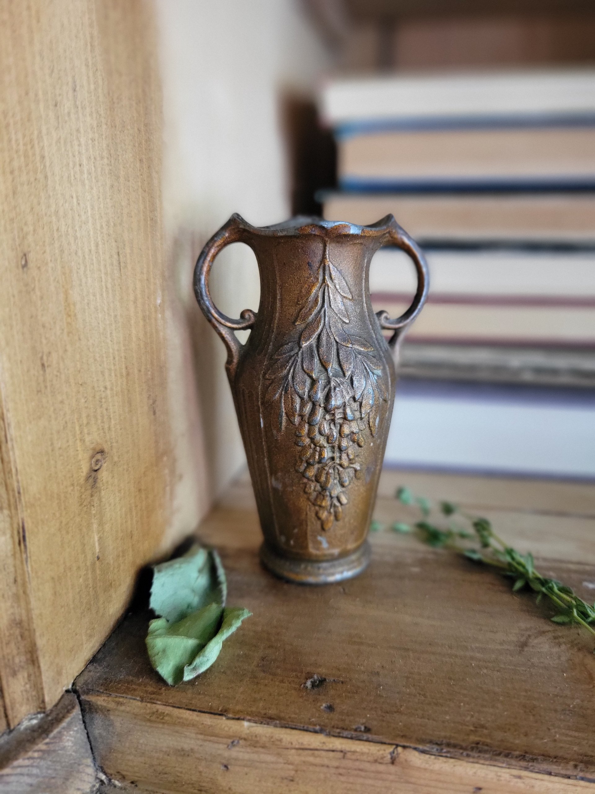 French Art Nouveau Bud Vase