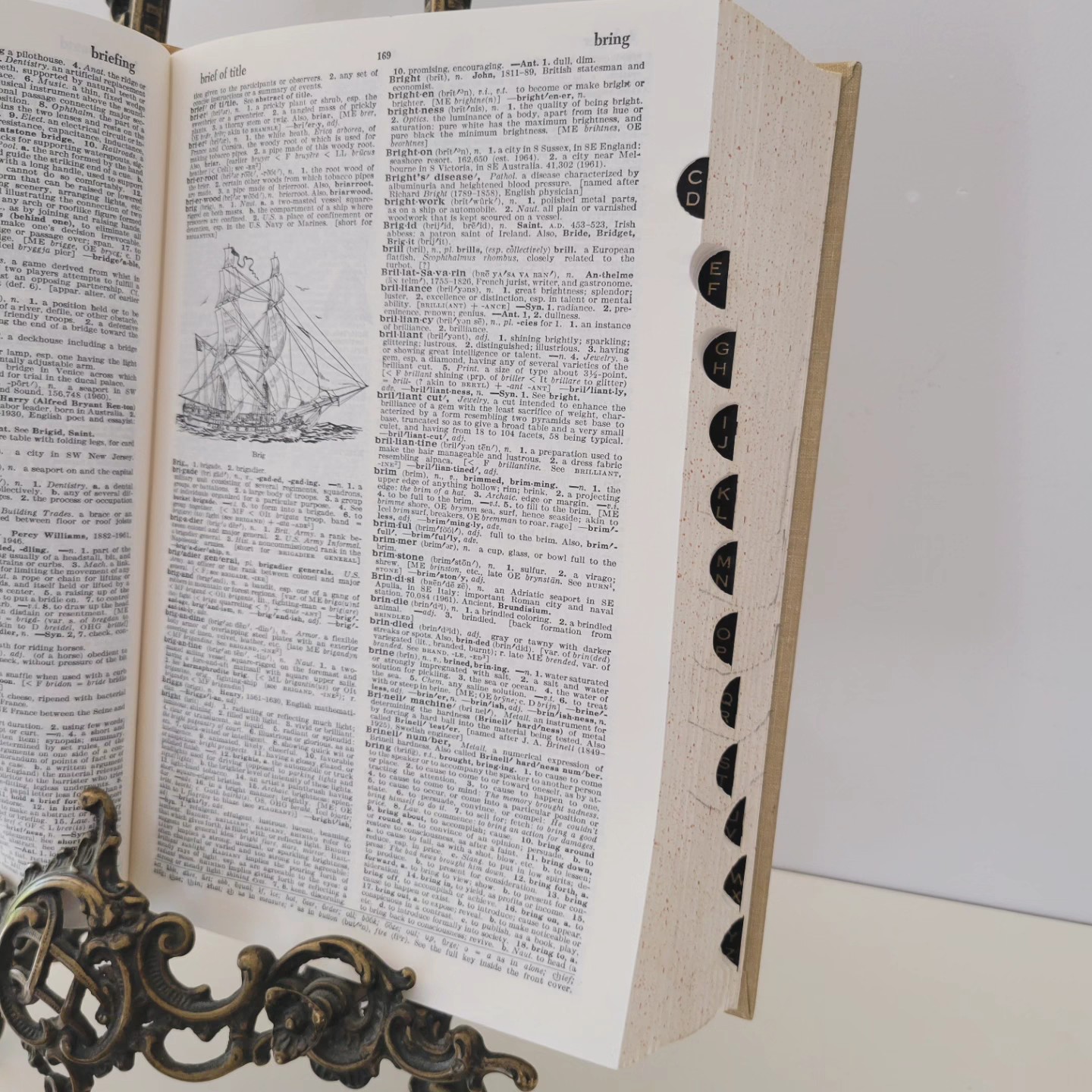 Vintage 1968 Dictionary of the English Language — view 7