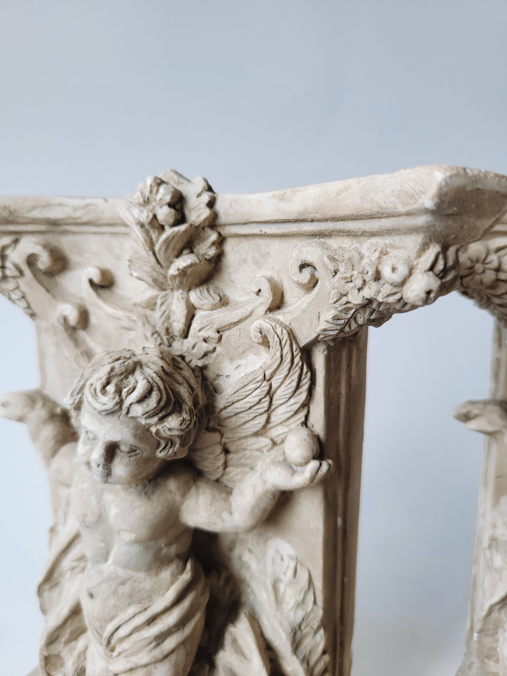Vintage Cherub Bookends — view 3