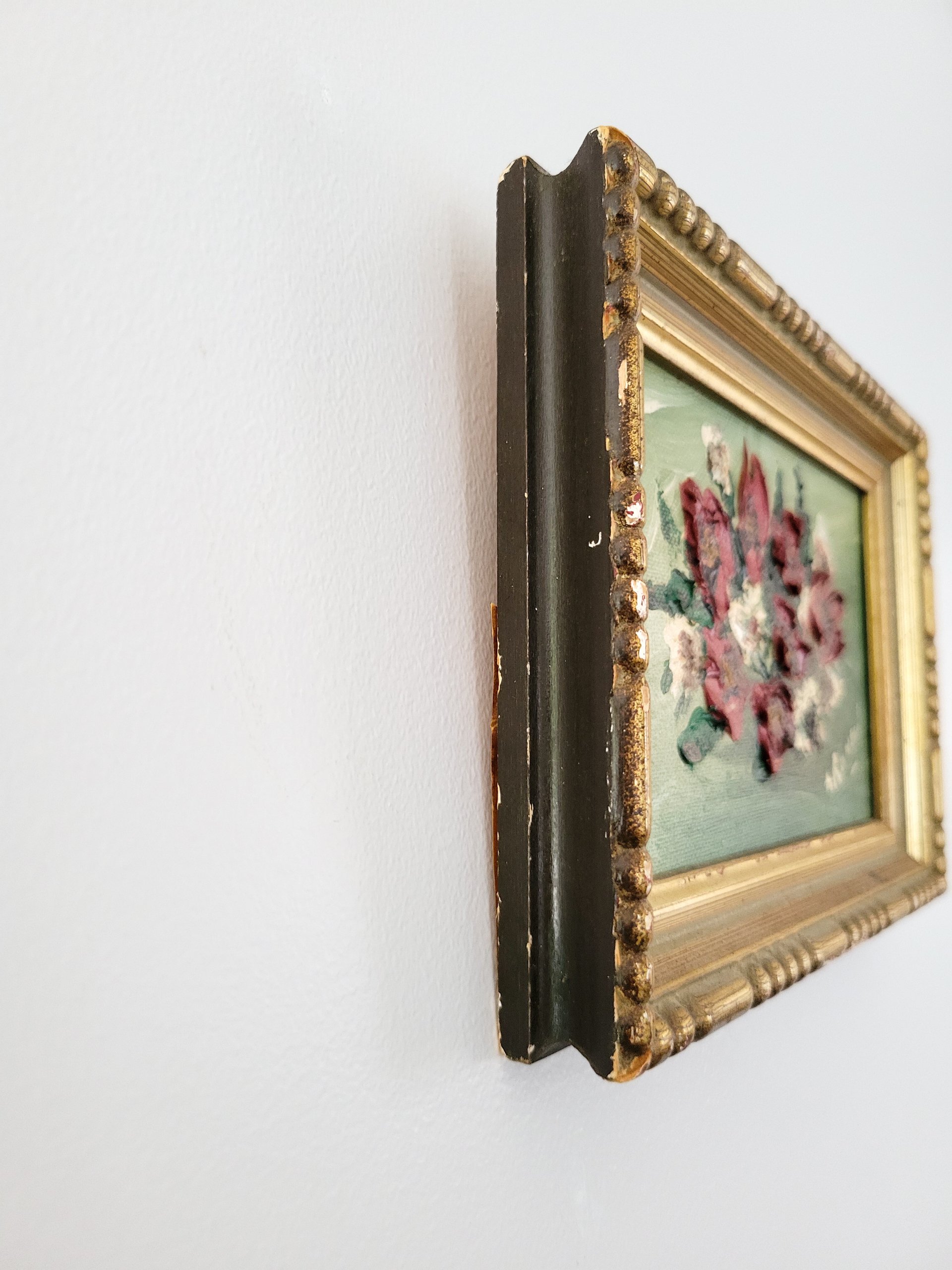 Original Floral Painting on Board — view 5