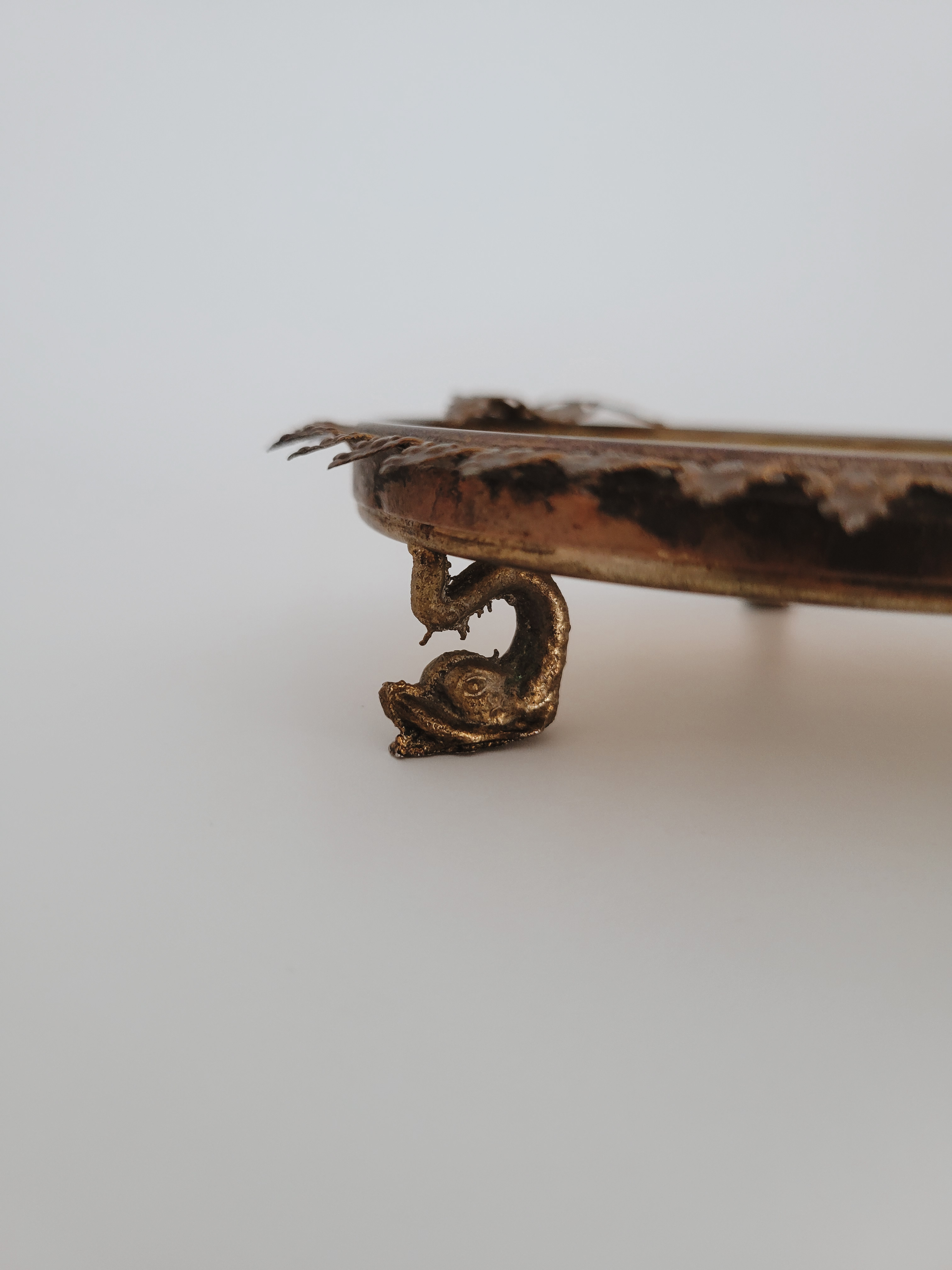 Antique Filigree Footed Dish — view 3