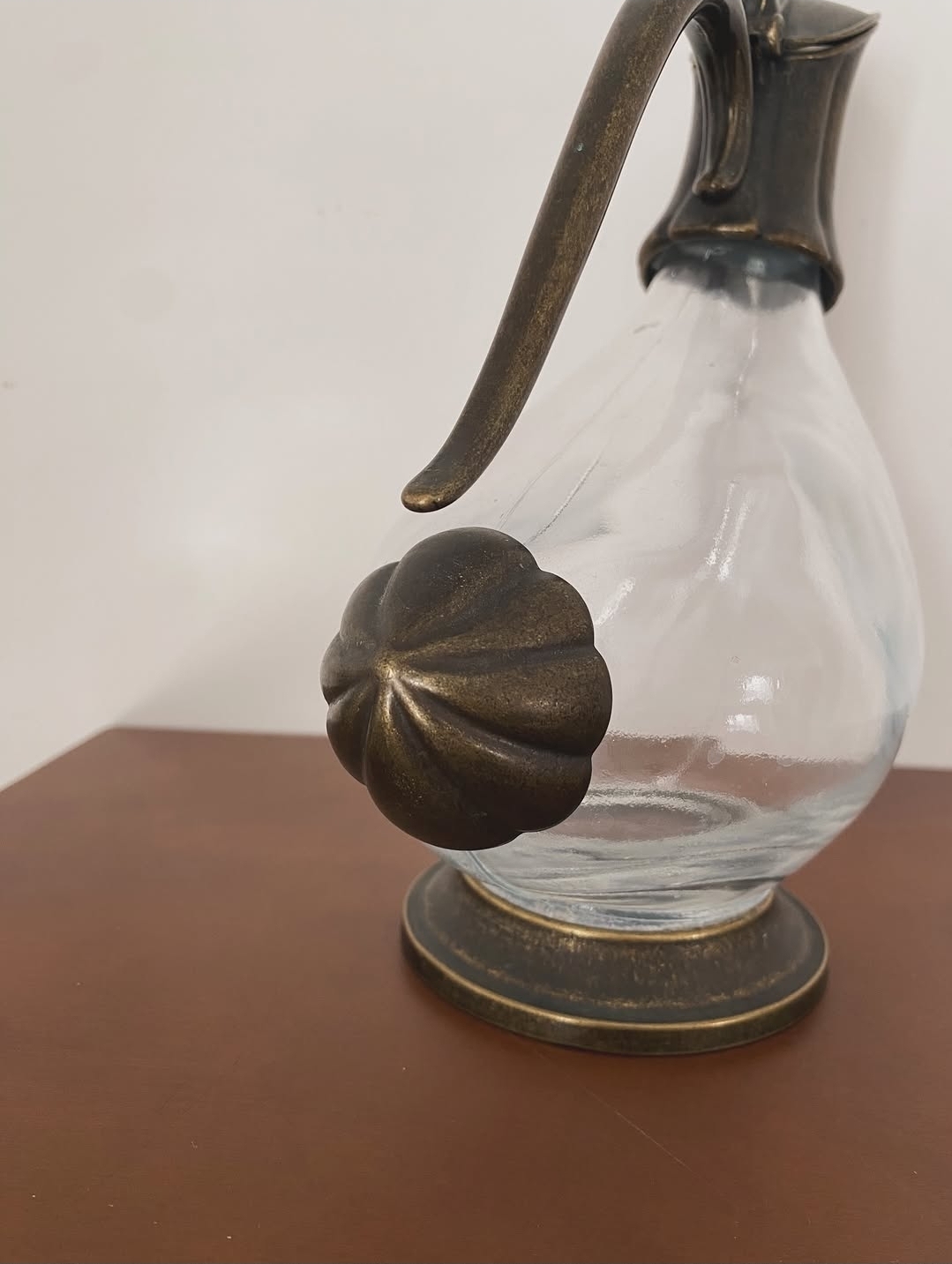 Vintage Brass Duck Claret Pitcher — view 3