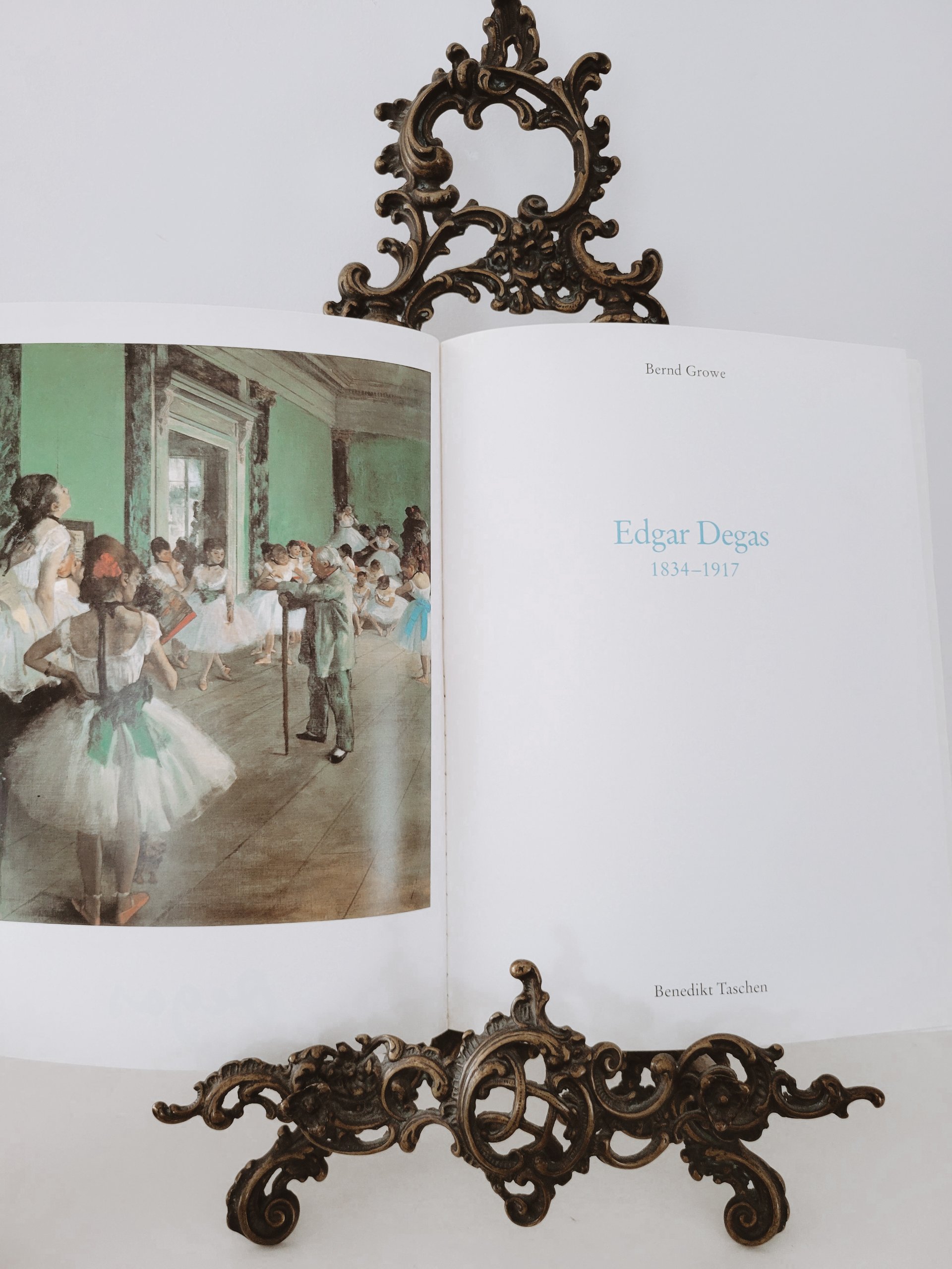 Illustrated Art History Book on Degas — view 3