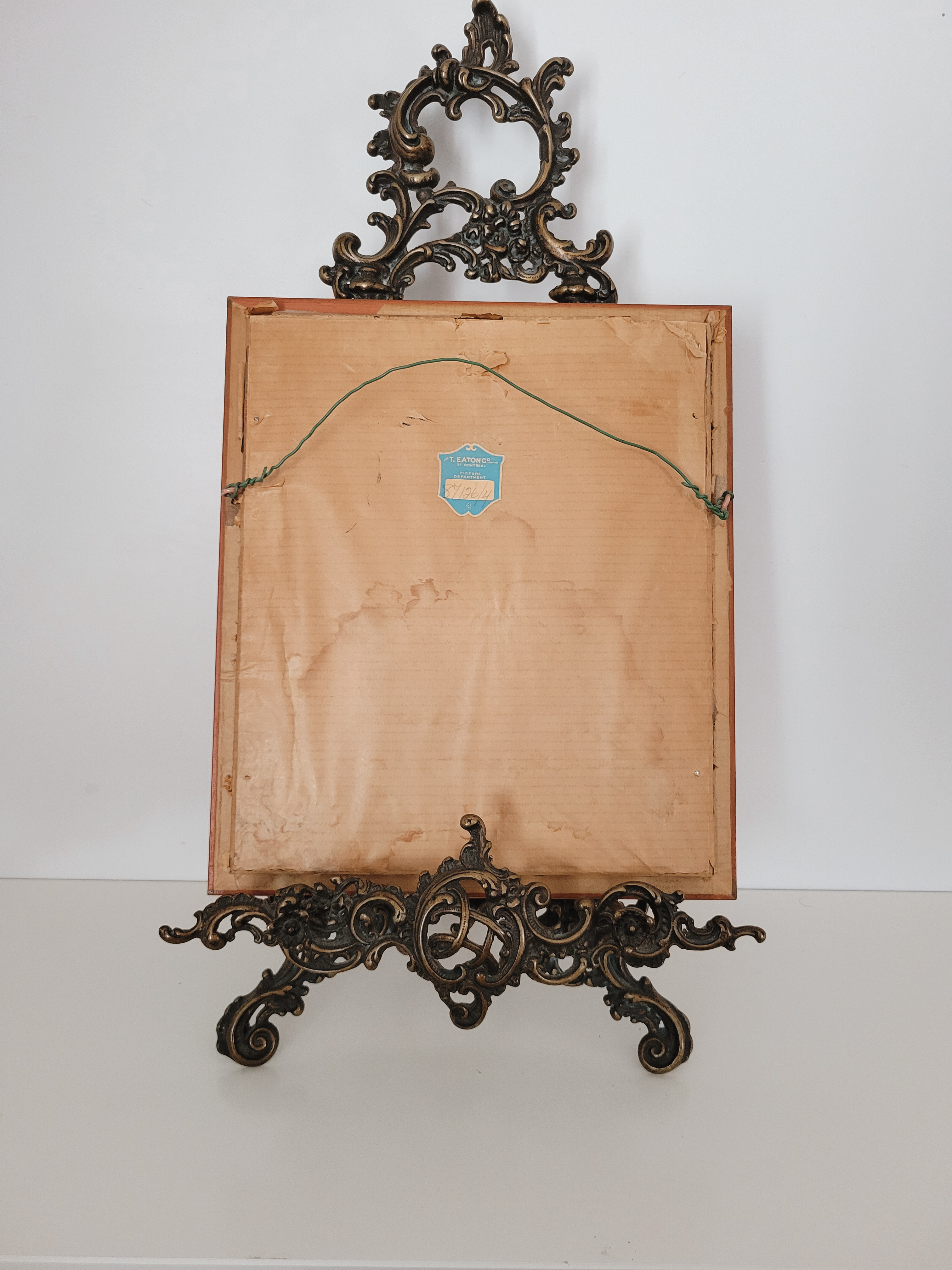 Framed Fox Hunt Needlepoint — view 5