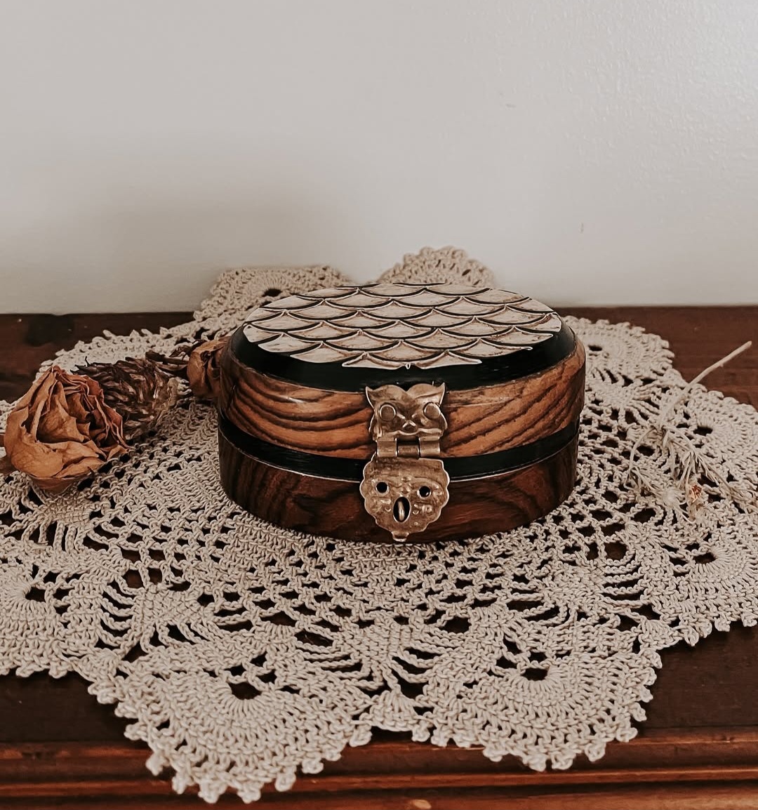 Mini Wooden Ring Box