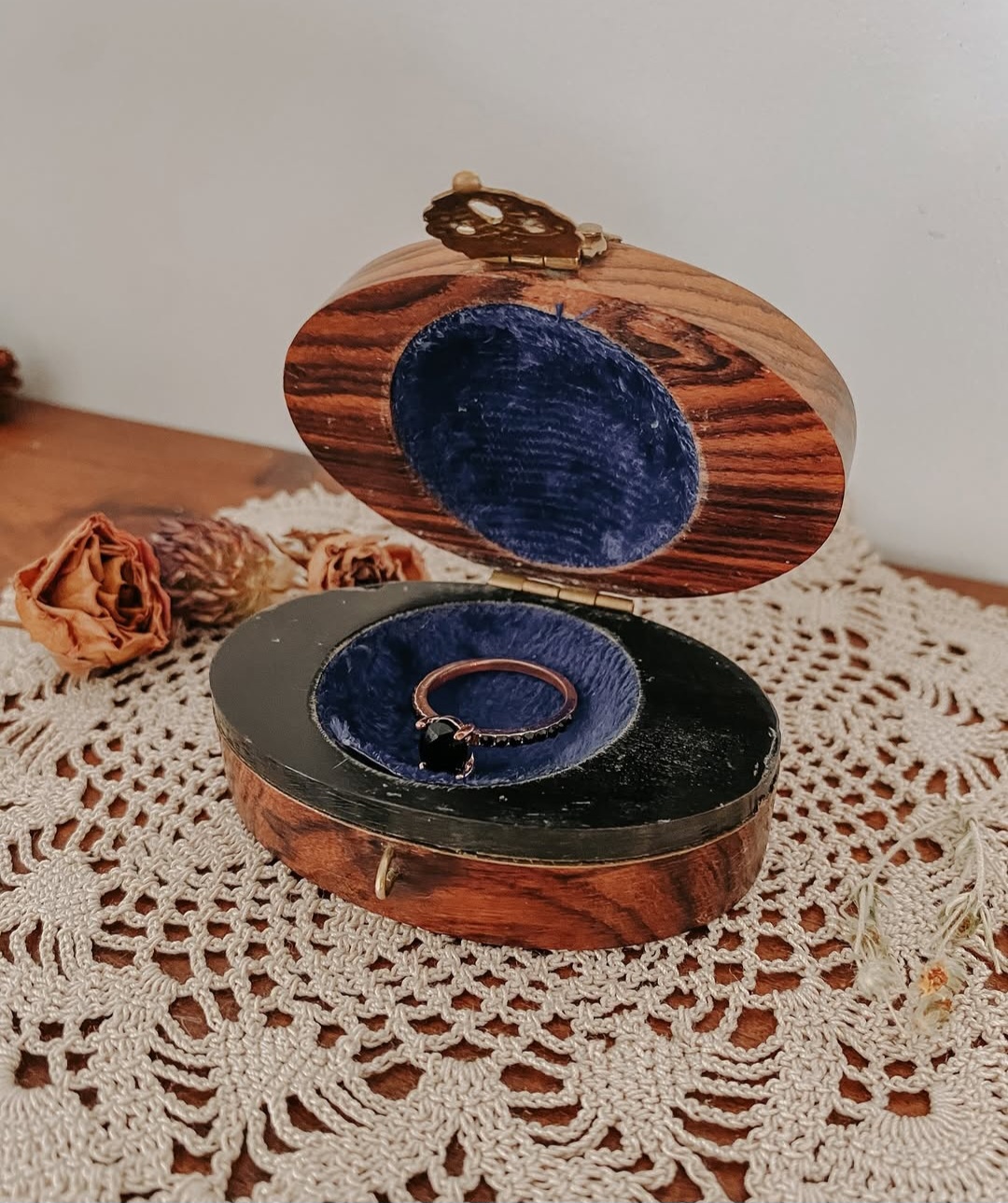 Mini Wooden Ring Box — view 4