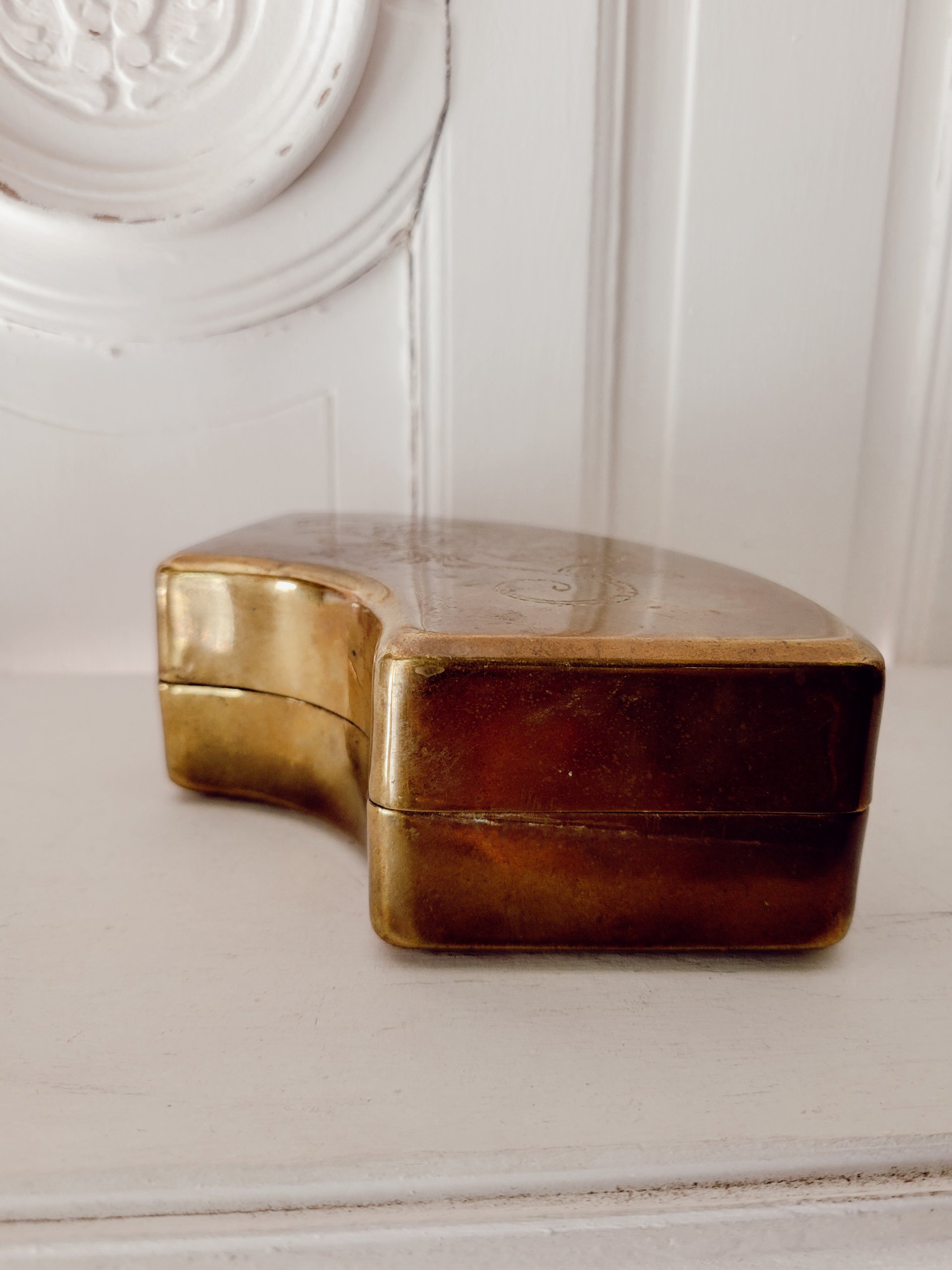 Vintage Brass Box — view 2