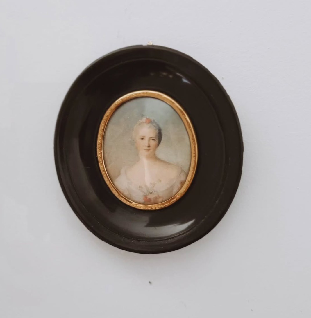 Vintage Framed Oval Portrait