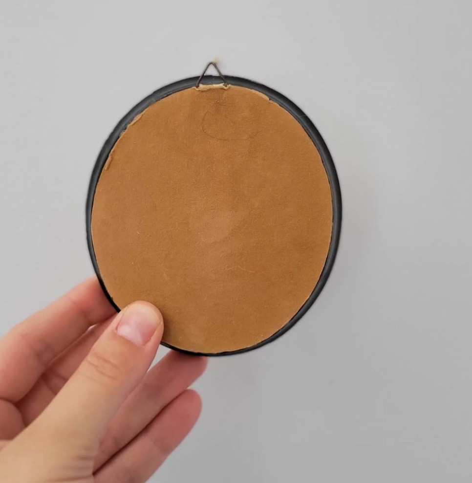 Vintage Framed Oval Portrait — view 3